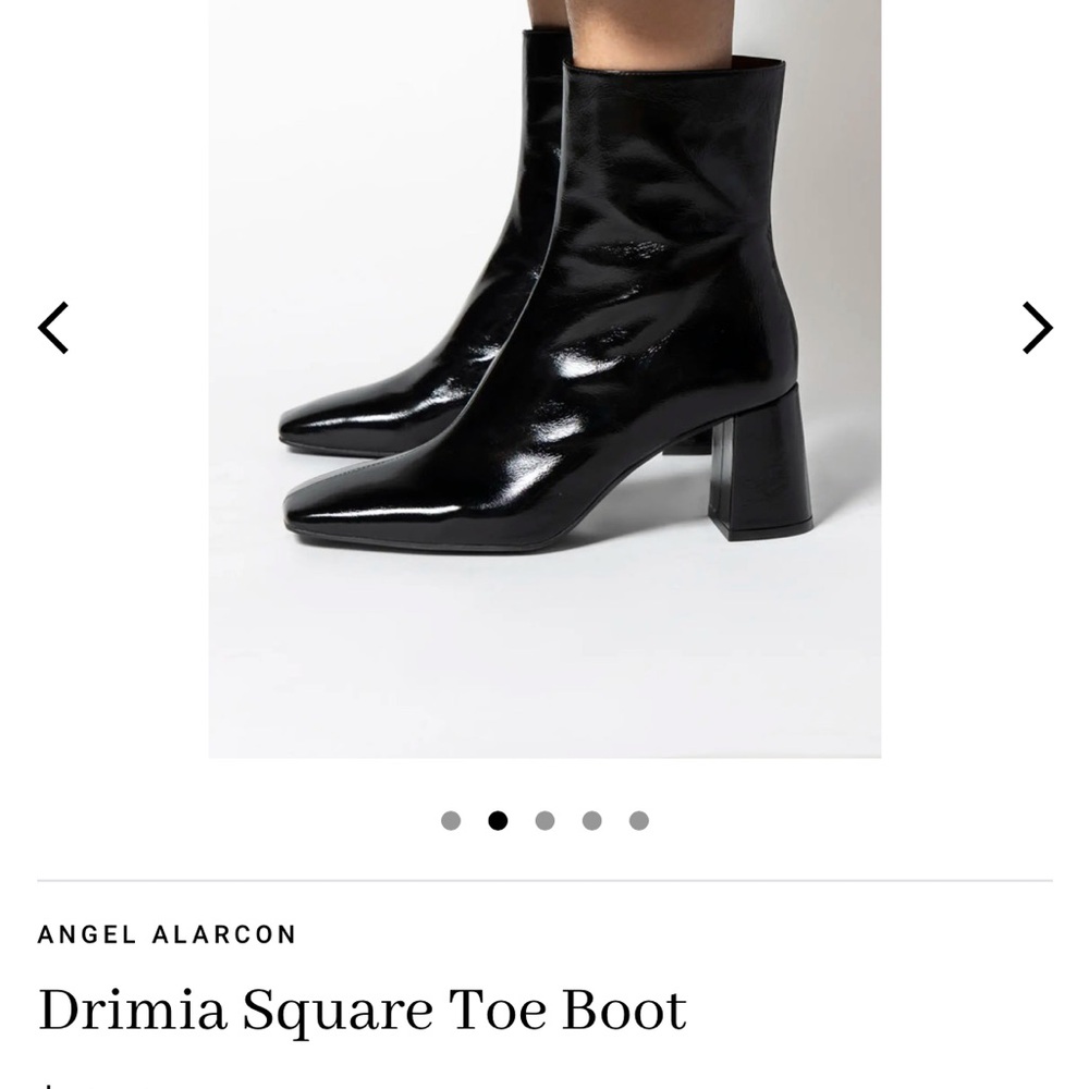 Brand new never worn- Black Square Toe Boots